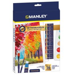 Set de Pintura Acrílica Manley 16 Piezas Multicolor Precio: 20.9500005. SKU: B16FECCAQ7