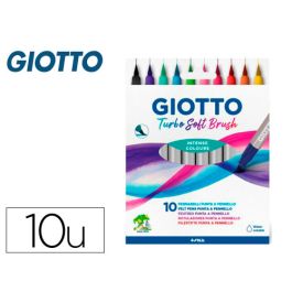 Giotto rotuladores turbo soft brush punta pincel estuche de 10 c/surtidos Precio: 4.9973. SKU: B1KF3JN63Y