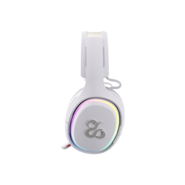 Newskill Gaming NS-HS-ATON-WH auricular y casco Auriculares Inalámbrico y alámbrico Diadema Juego USB Tipo C Bluetooth Blanco