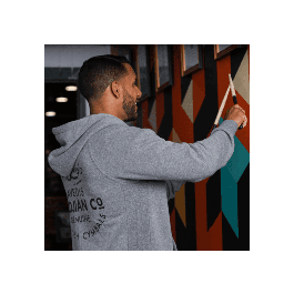 Zildjian Sudadera Gris Talla L