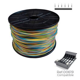 Carrete cablecillo 3 cables 1,5mm 400m de cada cable, total 1200m (azul, marron y bicolor) (bobina grande ø400x200mm) Precio: 452.95000003. SKU: B1KAEHH8KD