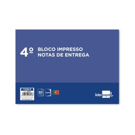 Talonario Liderpapel Entregas Cuarto Apaisado 229 Duplicado -Texto En Portugues 5 unidades