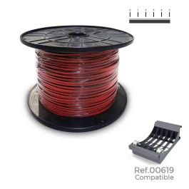 Carrete cable paralelo (audio) 2x1,5mm rojo/negro 500m (bobina grande ø400x200mm) Precio: 354.94999947. SKU: B17MVNSWAZ