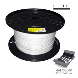 Carrete cable manguera plana blanca 3x1mm 300m (audio) (bobina grande ø400x200mm) Precio: 261.94999963. SKU: B1DZGECHKX