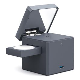 Anker Y1811G11 Cubo de Carga 3 en 1 MagSafe para iPhone, Apple Watch y AirPods, Carga Rápida 30W, Negro