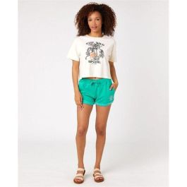 Camiseta de Manga Corta Mujer Rip Curl Stay Wild Blanco