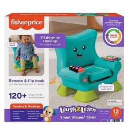 Fisher-Price Silla Ríe y Aprende para bebé con luces y sonidos, 43x41x33,5 cm