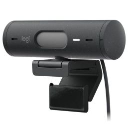 Logitech Brio 500 Webcam Full HD 1080p Grafito con Tapa de Privacidad Integrada y Rightlight 4