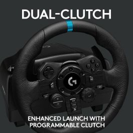 Logitech G G923 Volante + Pedales PC PlayStation 4 PlayStation 5 Negro
