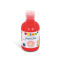 Primo Tempera liquida escolar 300 ml rojo fluorescente