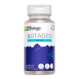 SOLARAY Meno Stages 60Vcap. Apoyo integral menopausia con cimicífuga, azafrán y cromo para sofocos, humor y peso Precio: 43.5900003. SKU: B14EVSN43V