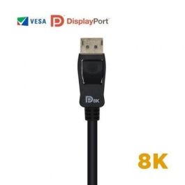AISENS - CABLE DISPLAYPORT CERTIFICADO V1.4 8K@60HZ, DP/M-DP/M, NEGRO, 2.0M AISENS - CABLE DISPLAYPORT CERTIFICADO V1.4 8K@60HZ, DP/M-DP/M, NEGRO, 2.0M