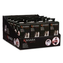 Kinvara Oxigenador de Vino 6x18.6x7 cm, Plástico y Metal, Negro/Transparente (24 Unidades) Kinvara Oxigenador de Vino 6x18.6x7 cm, Plástico y Metal, Negro/Transparente (24 Unidades)