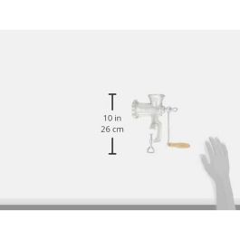 Baumalu 450076 Picadora manual de hierro fundido N.º 8 con accesorios para repostería