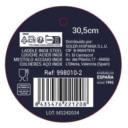 Privilege Cucharón de Acero Inoxidable 30.5 cm (60 Unidades)