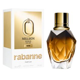 Rabanne MILLION GOLD FOR HER PARFUM edp vapo 30 ml - Fragancia de lujo para mujer con sándalo, jazmín y ylang ylang