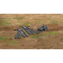 Lego City Cambios de Agujas, Accesorios para Vías de Tren de Juguete, 7 Piezas