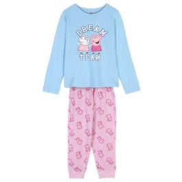Pijama Largo Single Jersey Peppa Pig Azul Claro Precio: 18.94999997. SKU: 2900000109