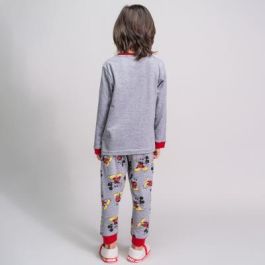 Pijama Largo Single Jersey Mickey Gris