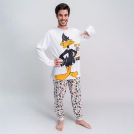 Pijama Largo Single Jersey Looney Tunes Gris