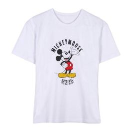Camiseta de Manga Corta Mujer Mickey Mouse Blanco XL Precio: 8.94999974. SKU: S0733670
