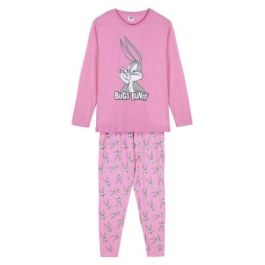 Pijama Largo Single Jersey Looney Tunes Rosa