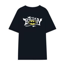 Camiseta Corta Single Jersey Batman Negro