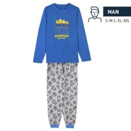 Pijama Largo Single Jersey Minions Azul Precio: 9.9499994. SKU: 2900000395