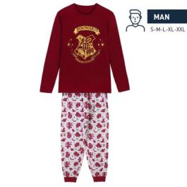 Pijama Largo Single Jersey Harry Potter Rojo Oscuro Precio: 26.79000016. SKU: 2900000399
