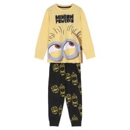 Pijama Largo Single Jersey Minions Amarillo
