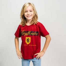 Camiseta Corta Single Jersey Harry Potter Rojo Oscuro