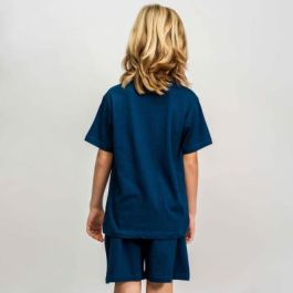 Pijama Corto Single Jersey Marvel Azul Oscuro