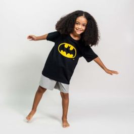 Pijama Corto Single Jersey Batman Negro
