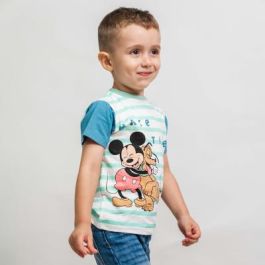 Camiseta Corta Single Jersey Mickey Multicolor