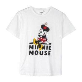 Camiseta de Manga Corta Mujer Minnie Mouse Blanco XS Precio: 13.95000046. SKU: B1AYMQMQ5V