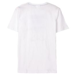 Camiseta de Manga Corta Hombre Stitch Blanco M