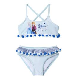 Bikini-Braga Para Niñas Frozen Azul Azul claro 6 Años