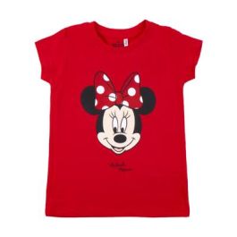Camiseta de Manga Corta Infantil Minnie Mouse Rojo 8 Años
