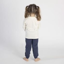 Pijama Largo Single Jersey Mickey Beige