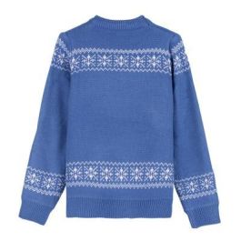 Jersey Punto Navideño Stitch Azul