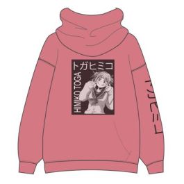 Sudadera Con Capucha Cotton Brushed My Hero Academia Rosa