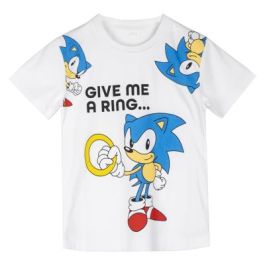 Camiseta de Manga Corta Infantil Sonic Blanco 12 Años Precio: 12.94999959. SKU: B1FL44MDJW