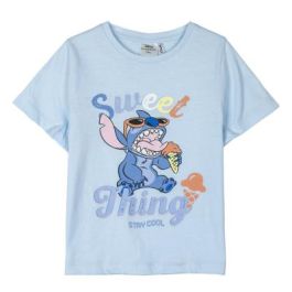 Camiseta Corta Single Jersey Stitch Azul Claro