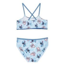 Bikini-Braga Para Niñas Stitch Azul 5 Años