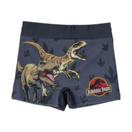 Boxer Baño Jurassic Park Gris Oscuro