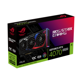 Tarjeta Gráfica Asus ROG Strix GeForce RTX 4070 SUPER OC Edition GEFORCE RTX 4070 12 GB GDDR6