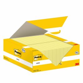 Pack 18+6 Blocs 100 Hojas Notas Adhesivas 38X51Mm Canary Yellow Caja Cartón 653-Cy-Vp24 Post-It 7100317764