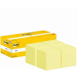 Pack 18+6 Blocs 100 Hojas Notas Adhesivas 76X76Mm Canary Yellow Caja Cartón 654-Cy-Vp24 Post-It 7100319213