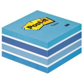 Post-It Cubo de notas multicolor 5x90 hojas 76x76 tonos azul pastel
