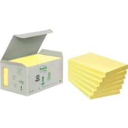 Pack 6 Blocs 100 Hojas Notas Recicladas Adhesivas 76X127Mm Canary Yellow Caja Cartón 655-1B Post-It 7100172257 Precio: 19.94999963. SKU: B1B4XLKLCQ